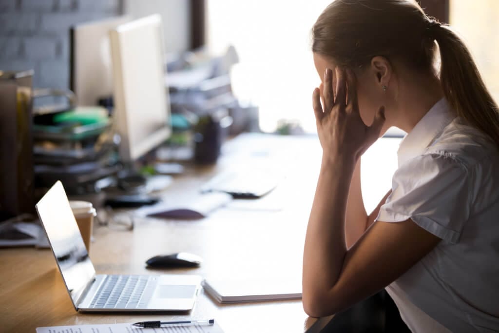 Lack of in-person communication causes woman to find remote work depressing