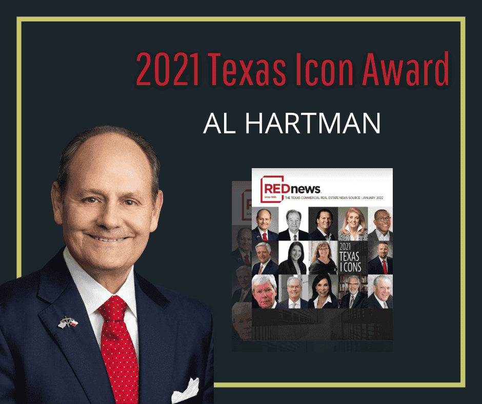 Al Hartman Named a Texas Commercial Real Estate Icon by Industry Peers
