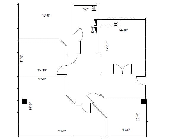 11811 North Freeway Floor Plan Image