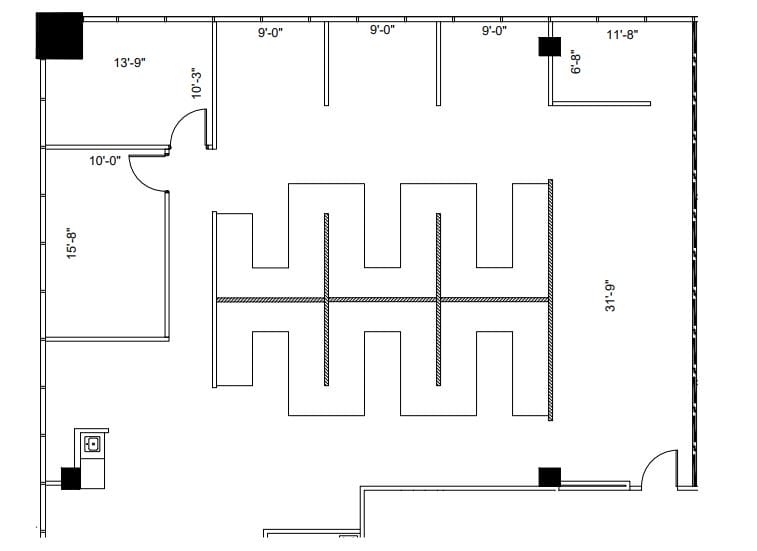 11811 North Freeway Floor Plan Image