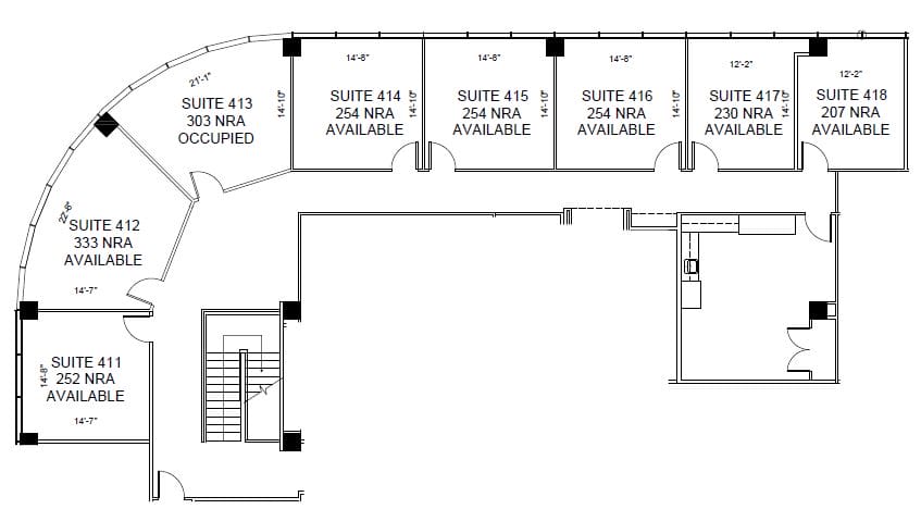 400 North Belt Floor Plan Image