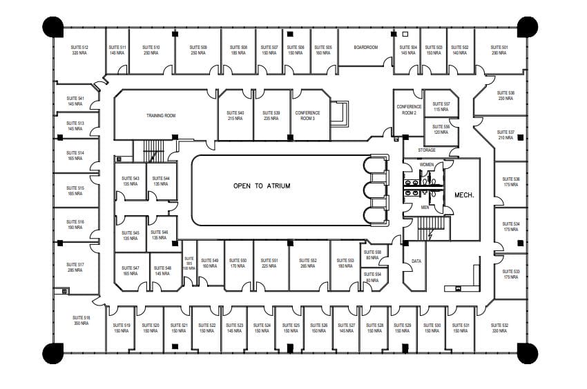 11811 North Freeway Floor Plan Image