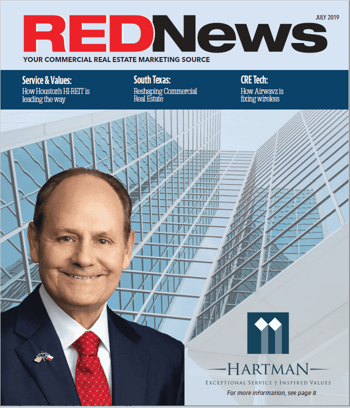 Al Hartman on the cover of RED News magazine