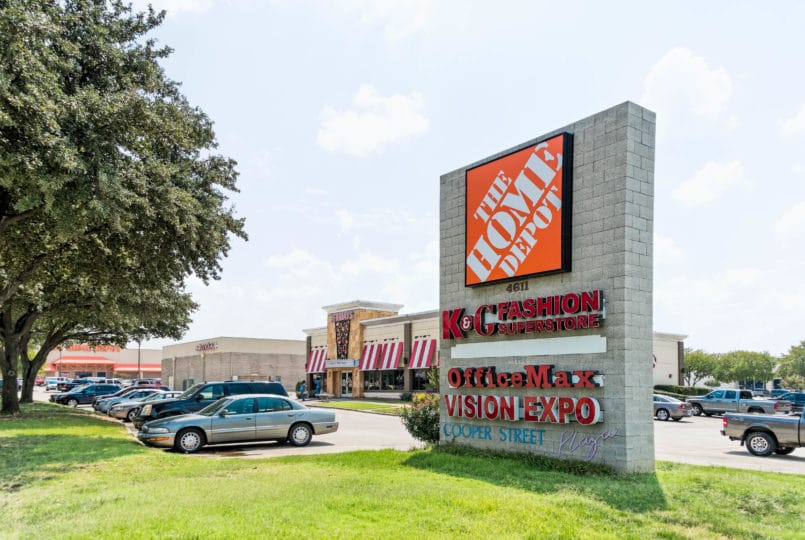 Home Depot Signs Long-term Renewal at Hartman’s Cooper Street Plaza in Arlington, TX