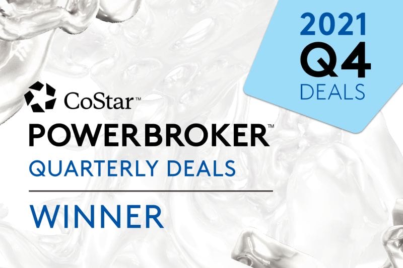 Kacie Skeen Wins CoStar’s Q4 2021 Power Broker Quarterly Deals Award 
