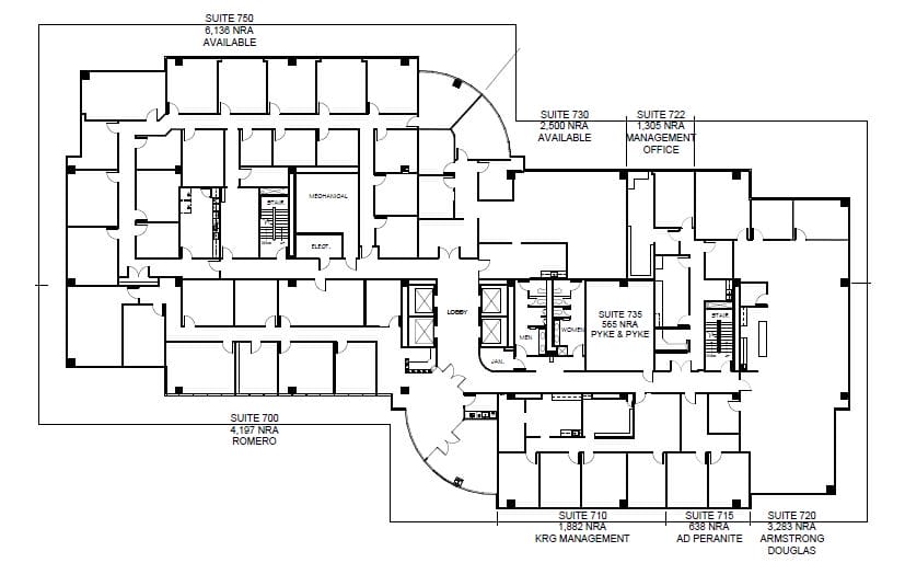 North Central Plaza I Floor Plan Image