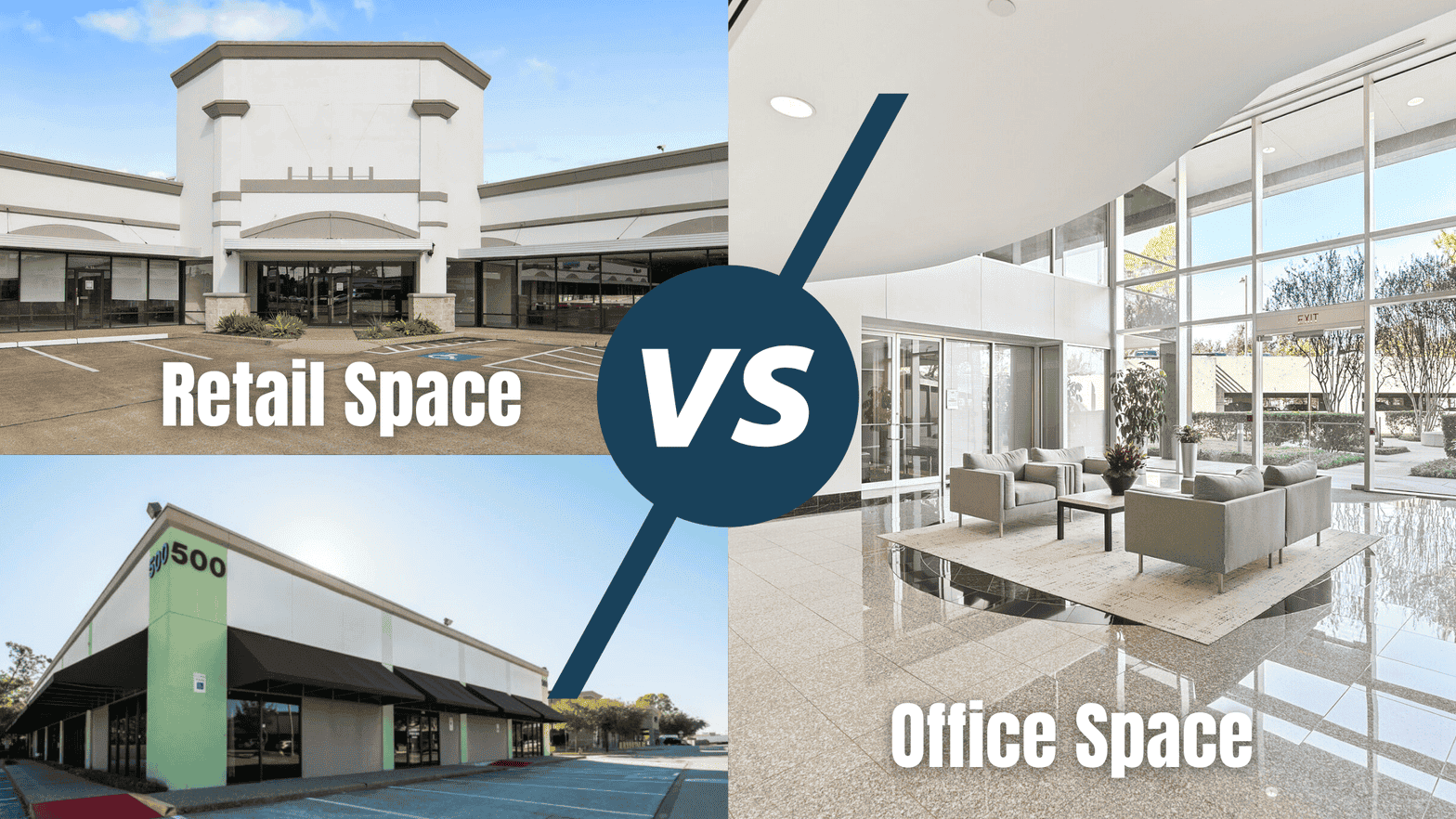 Retail vs. Office Space – Which Commercial Property to Rent?