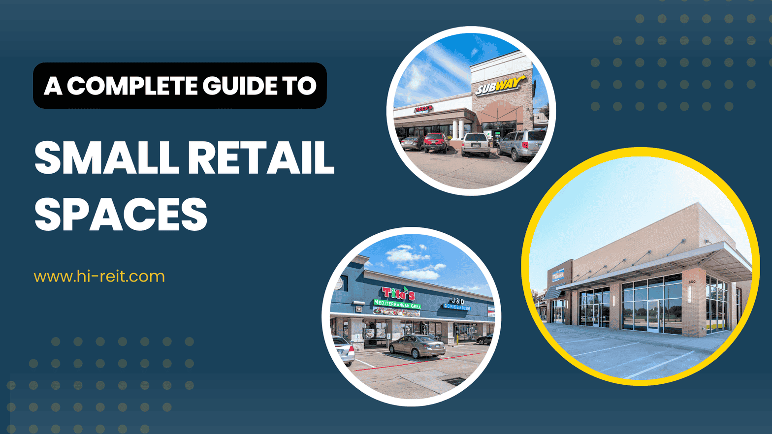 Guide to Small Retail Spaces for Rent