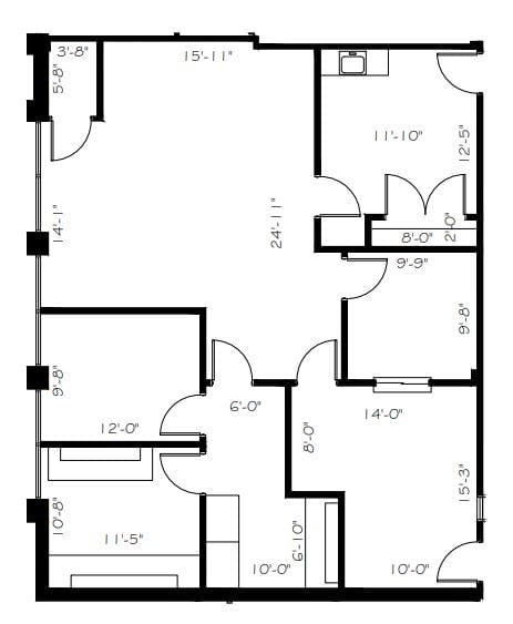 Commerce Plaza Hillcrest Floor Plan Image