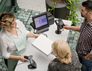 small retail checkout counter